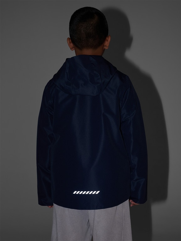 Dziecięca kurtka przejściowa 4F 4FJWSS26TTJAU0959 - granatowa