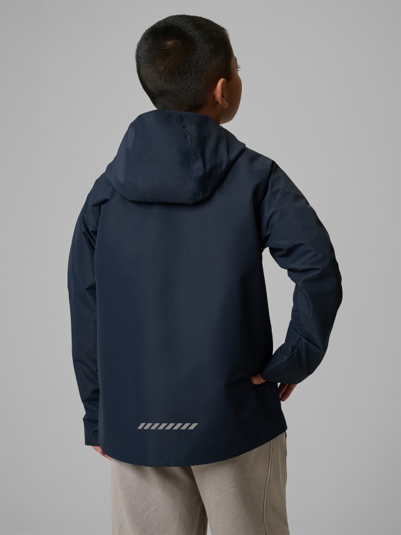 Dziecięca kurtka przejściowa 4F 4FJWSS26TTJAU0959 - granatowa