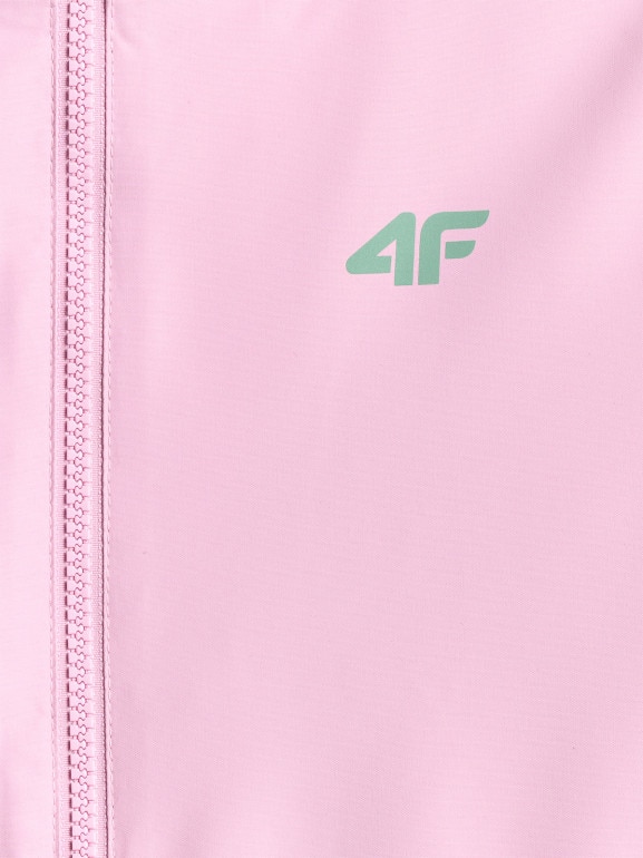 Dziecięca kurtka przejściowa 4F 4FJWSS26TTJAU0959 - różowa