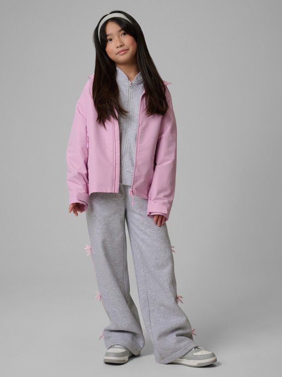 Dziecięca kurtka przejściowa 4F 4FJWSS26TTJAU0959 - różowa