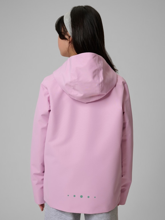 Dziecięca kurtka przejściowa 4F 4FJWSS26TTJAU0959 - różowa