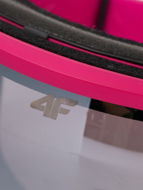 Dziecięce gogle narciarskie 4F 4FJWMM00AGOGU067 - różowe