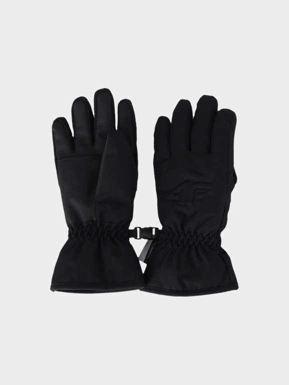 Dziecięce rękawiczki narciarskie 4F Thinsulate 4FJWAW25AFGLU190 - czarne