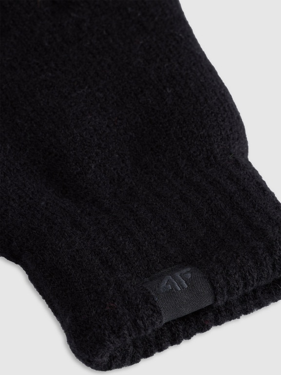 Dziecięce rękawiczki Soft Touch 4F 4FJWAW25AGLOU154 - czarne