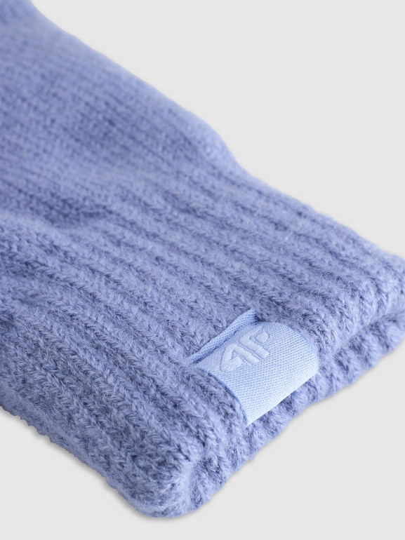 Dziecięce rękawiczki Soft Touch 4F 4FJWAW25AGLOU154 - niebieskie