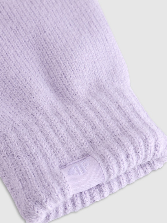 Dziecięce rękawiczki Soft Touch 4F 4FJWAW25AGLOU154 - różowe