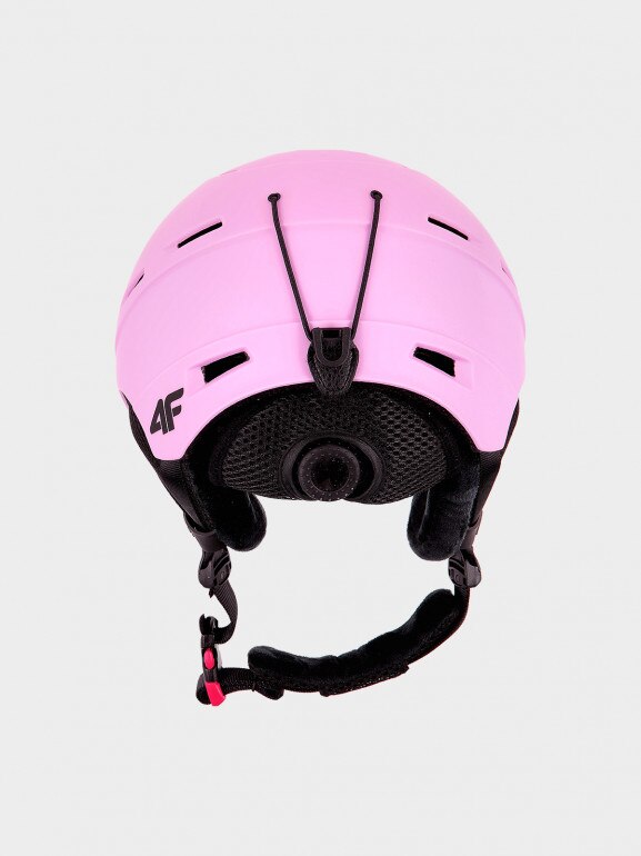 Dziecięcy kask narciarski 4F 4FJWAW24AHELU063 - różowy