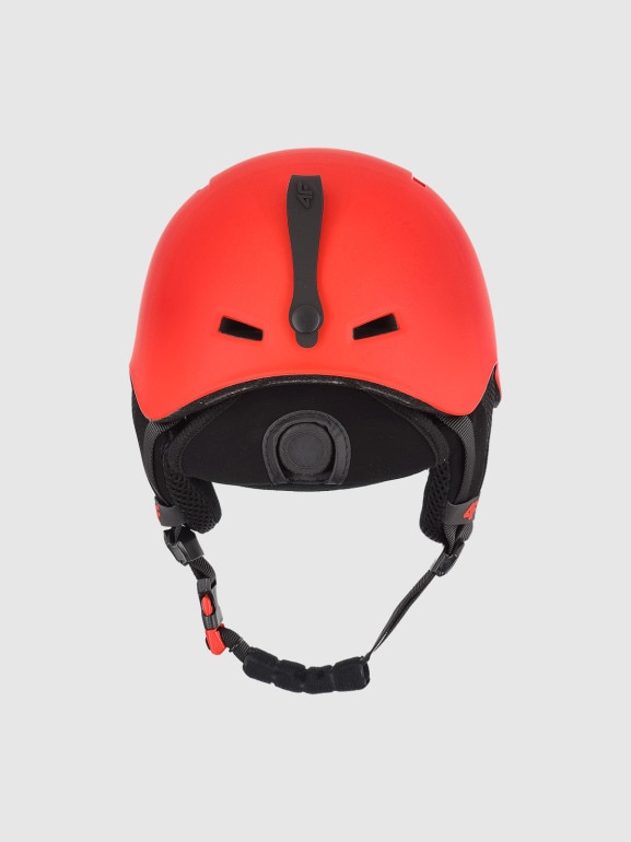 Dziecięcy kask narciarski 4F 4FJWAW25AHELU086 - czerwony