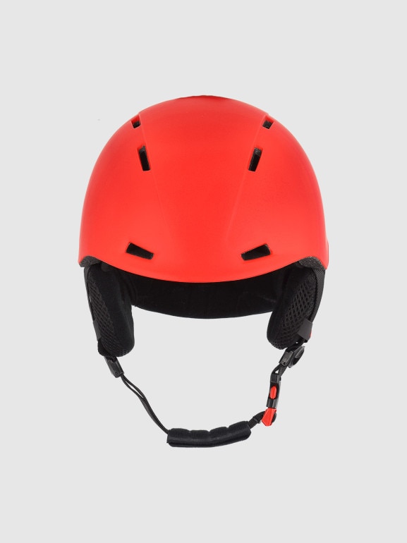Dziecięcy kask narciarski 4F 4FJWAW25AHELU086 - czerwony