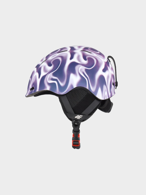 Dziecięcy kask narciarski 4F 4FJWAW25AHELU086 - multikolor