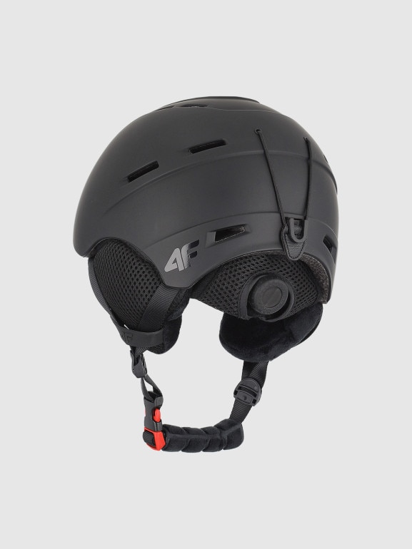 Dziecięcy kask narciarski 4F 4FJWMM00AHELU097 - czarny
