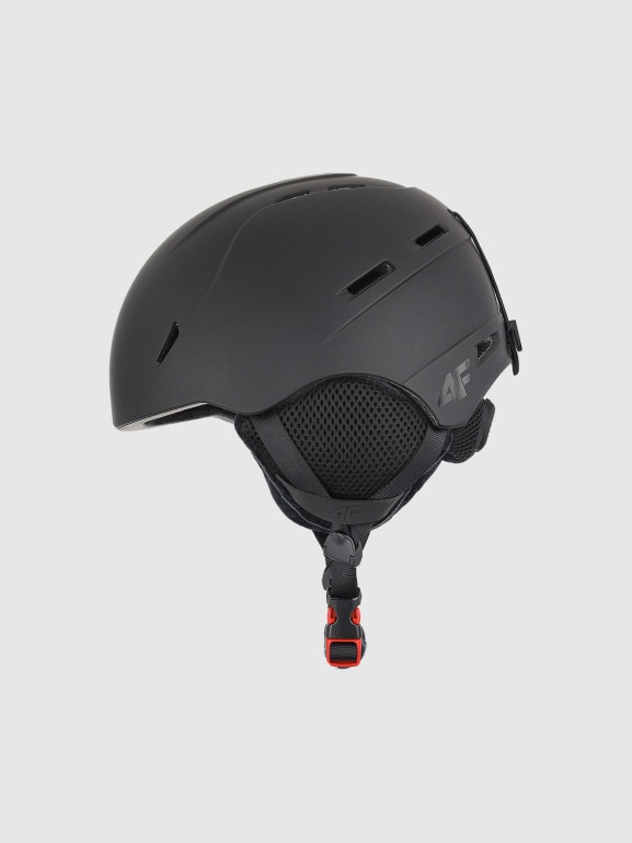 Dziecięcy kask narciarski 4F 4FJWMM00AHELU097 - czarny