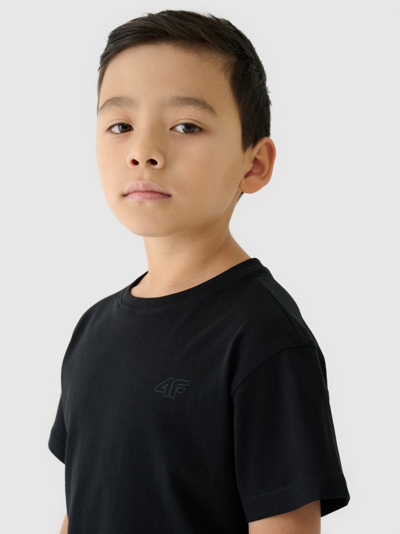 Dziecięcy t-shirt basic (2-pack) 4F 4FJRAW24TTSHU2562 - multikolor
