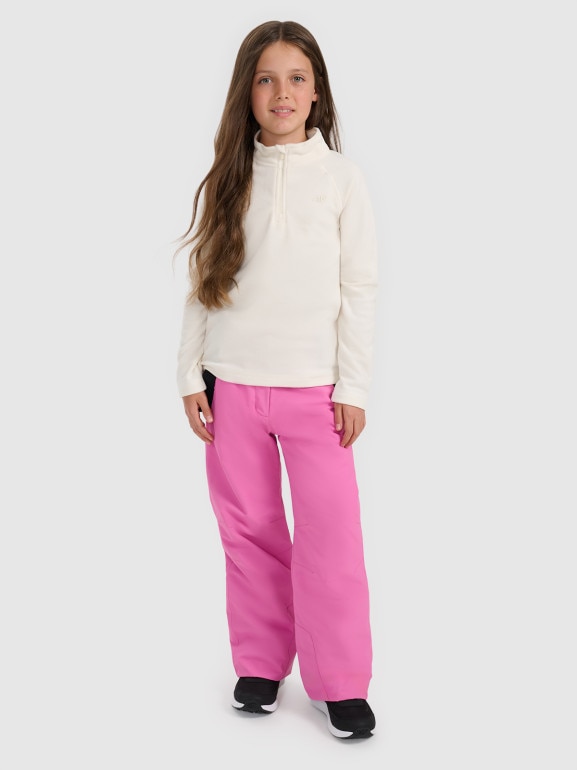 Dziewczęca bielizna polarowa (góra) 4F 4FJRAW25UFLEF070 - biała