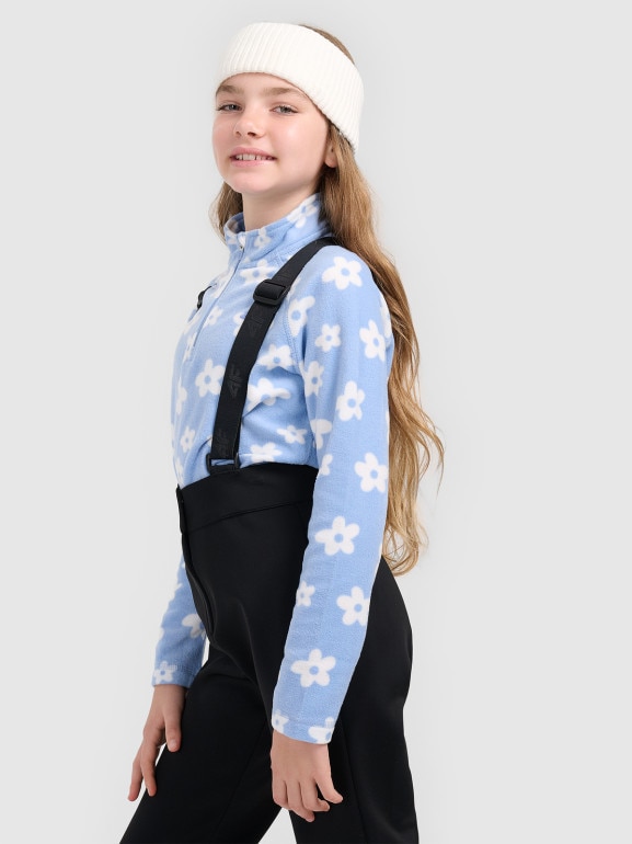 Dziewczęca bielizna polarowa (góra) 4f 4FJRAW25UFLEF095 - niebieska