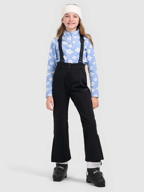 Dziewczęca bielizna polarowa (góra) 4f 4FJRAW25UFLEF095 - niebieska