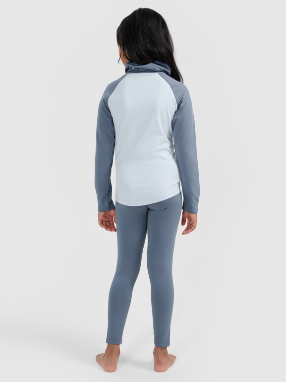 Dziewczęca bielizna termiczna ocieplana (dół) 4F 4FJRAW25UBRUF113 - szara