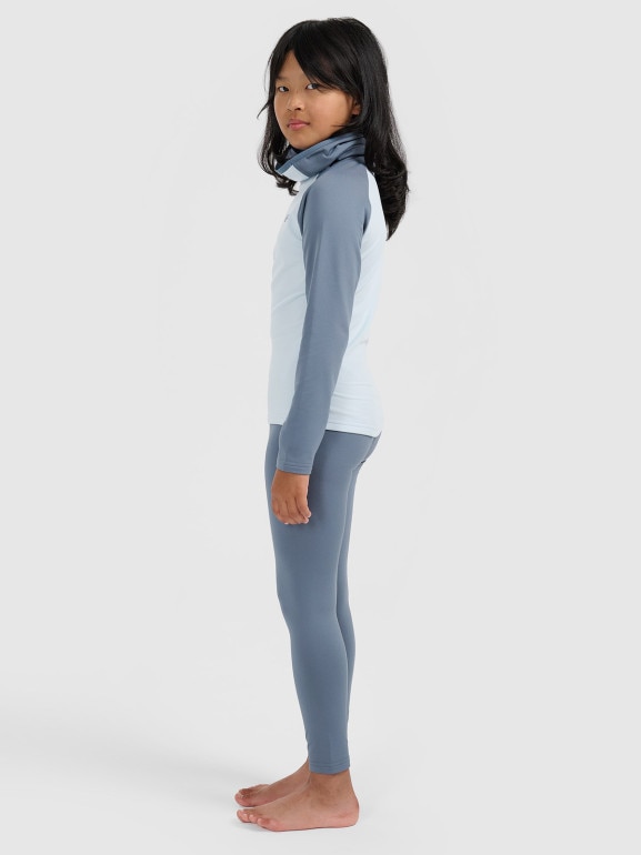 Dziewczęca bielizna termiczna ocieplana (dół) 4F 4FJRAW25UBRUF113 - szara