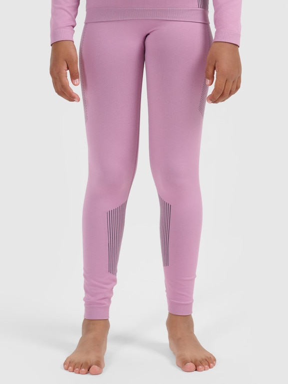 Dziewczęca bielizna termoaktywna komplet 4F 4FJRAW25USEAF263 - różowa