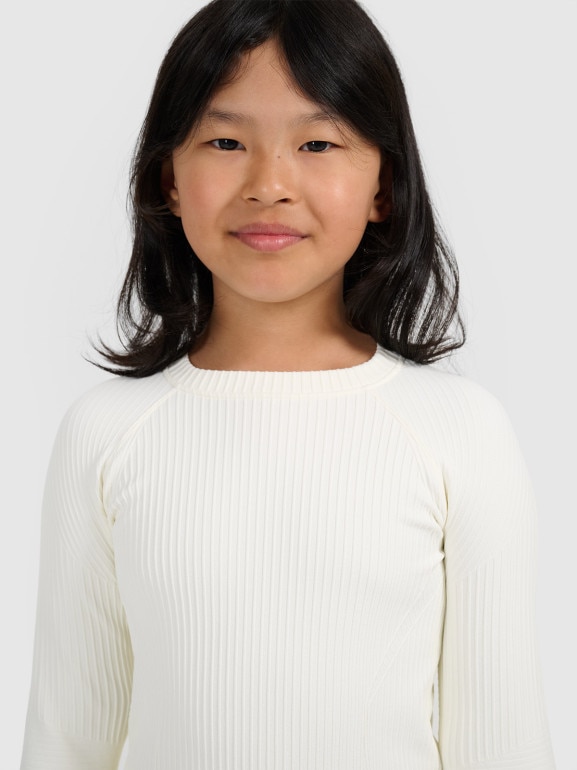 Dziewczęca bielizna termoaktywna komplet 4F 4FJRAW25USEAF264 - biała