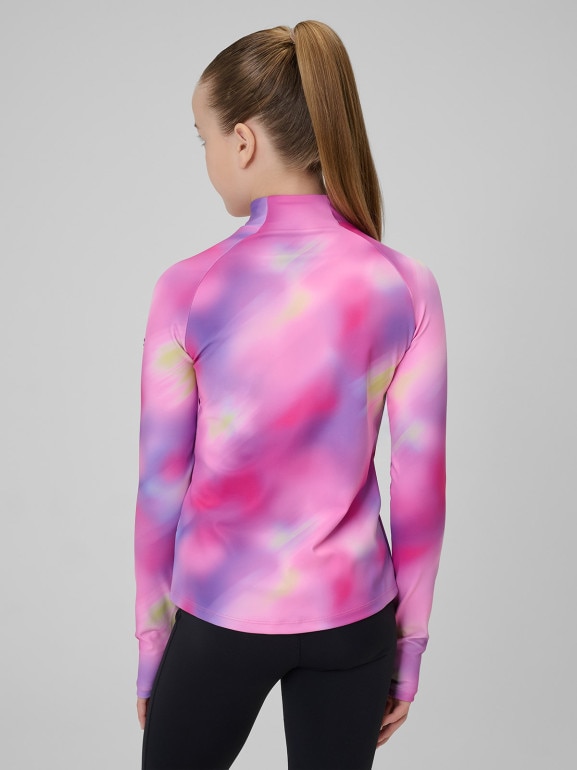 Dziewczęca bluza treningowa 4F 4FJRSS26TFSWF0988 - multikolor