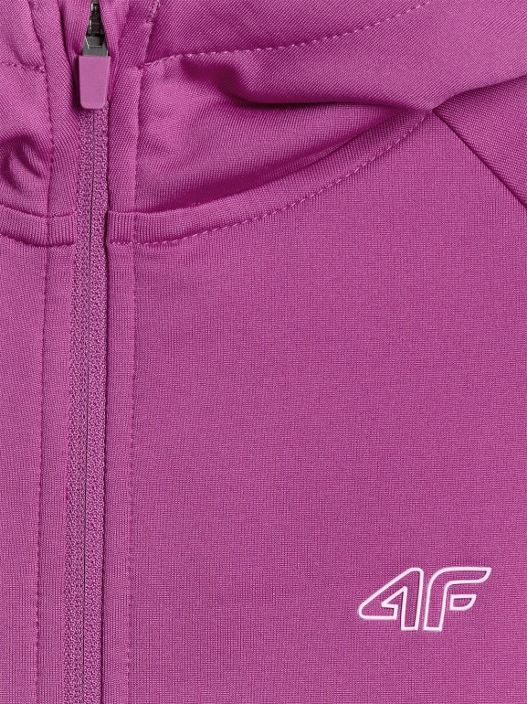 Dziewczęca bluza treningowa 4F 4FJRSS26TFSWF0989 - różowa