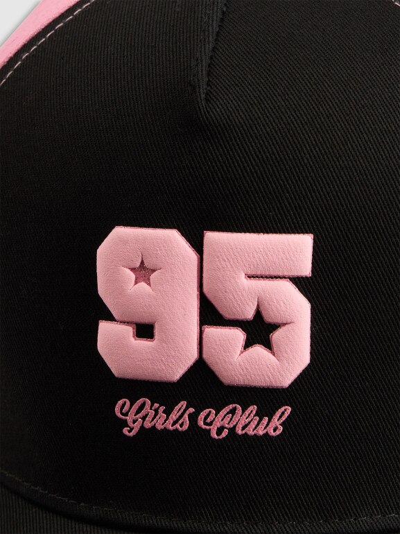 Dziewczęca czapka z daszkiem 4F 4FJRSS26ACABF659 - czarna