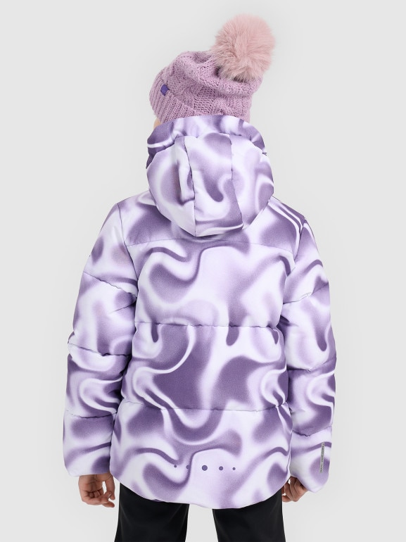 Dziewczęca kurtka narciarska 4F 4FJRAW25TTJAF1038 - multikolor