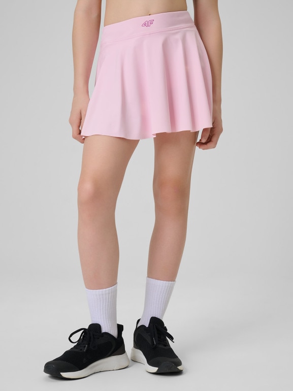 Dziewczęca spódniczka treningowa 4F 4FJRSS26TFSKF024 - różowa