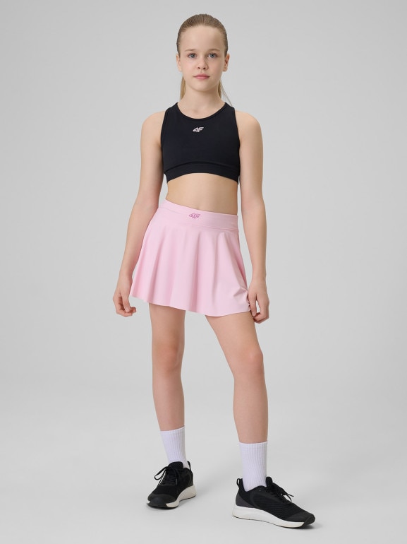 Dziewczęca spódniczka treningowa 4F 4FJRSS26TFSKF024 - różowa