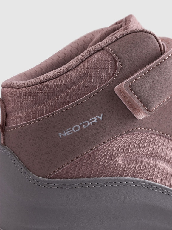 Dziewczęce buty zimowe śniegowce 4F 4FJRAW25FSBSF037 - różowe