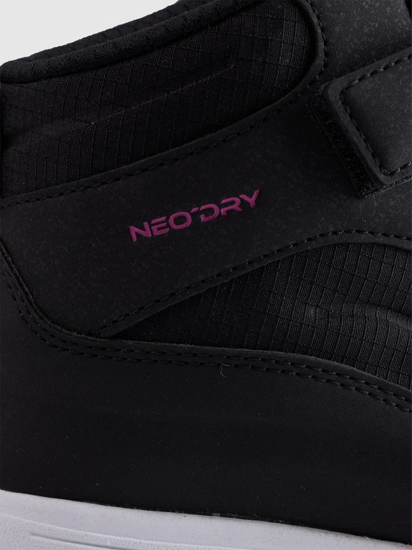 Dziewczęce buty zimowe śniegowce 4F 4FJRAW25FSBSF037 - czarne