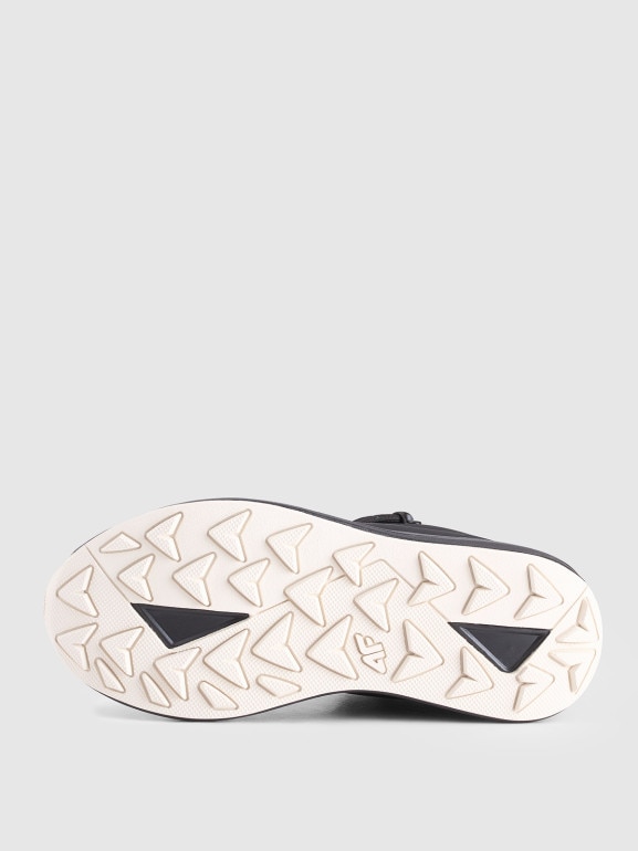 Dziewczęce buty zimowe śniegowce 4F 4FJRAW25FWINF054 - czarne