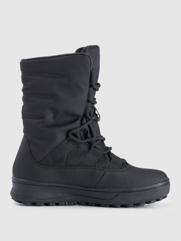 Dziewczęce buty zimowe śniegowce INUA 4F 4FJRAW25FSBSF038 - czarne