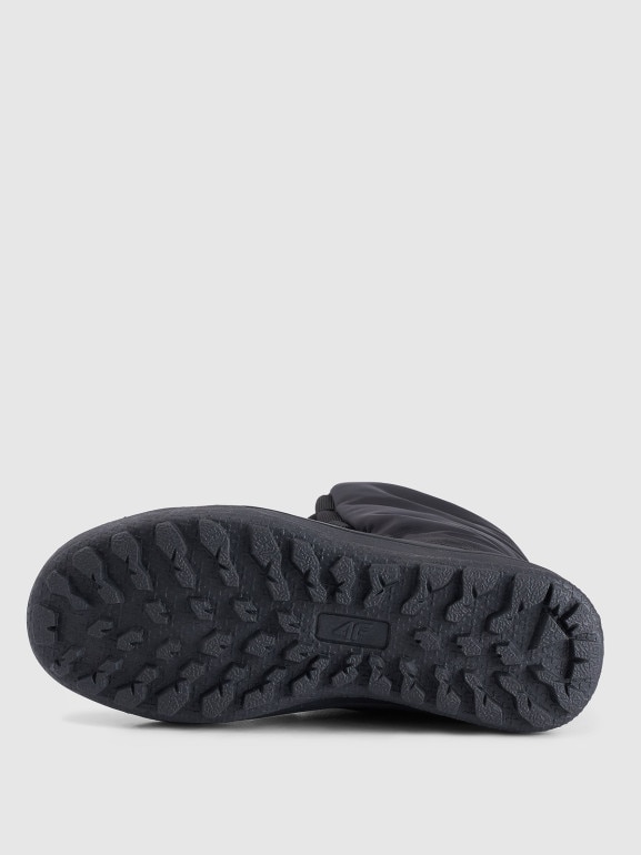 Dziewczęce buty zimowe śniegowce INUA 4F 4FJRAW25FSBSF038 - czarne