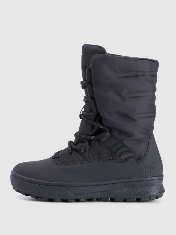 Dziewczęce buty zimowe śniegowce INUA 4F 4FJRAW25FSBSF038 - czarne