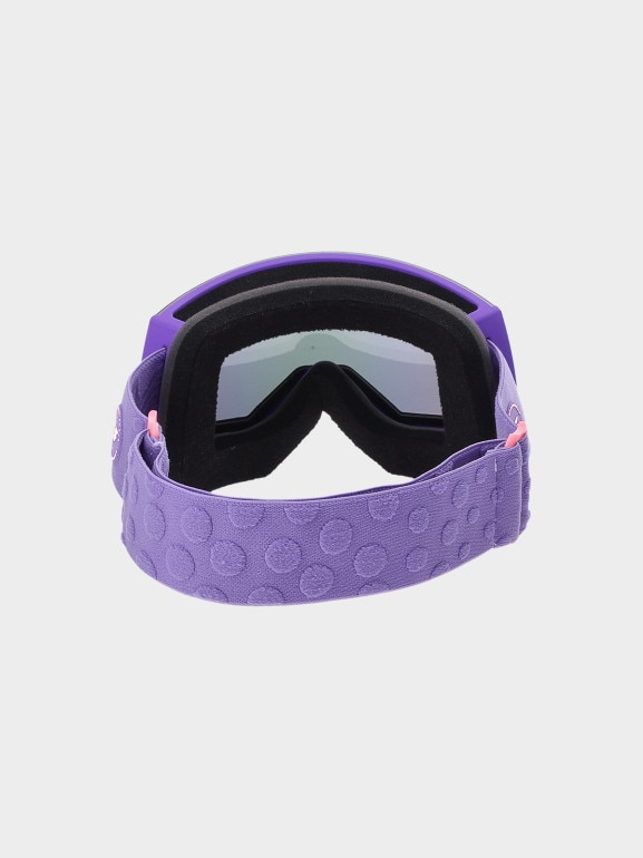 Dziewczęce gogle narciarskie 4F 4FJWAW24AGOGF040 - fioletowe