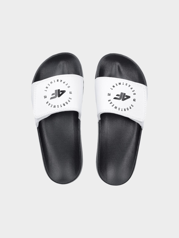 Dziewczęce klapki 4F 4FJMM00FFLIF042 - białe