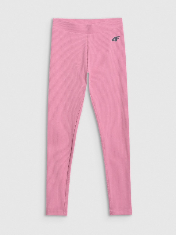 Dziewczęce legginsy 4F 4FJWSS26TTIGF270 - różowe