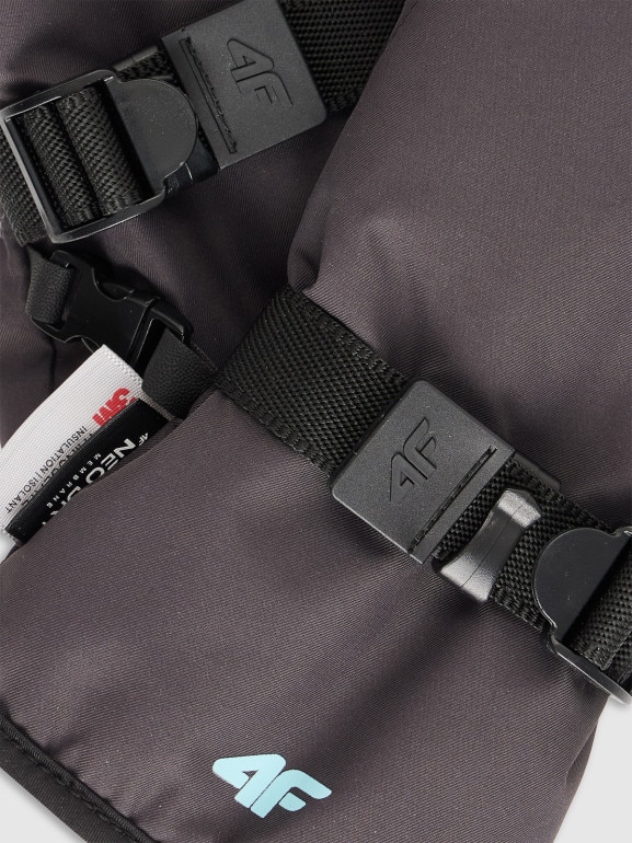 Dziewczęce rękawiczki narciarskie 4F 4FJWAW25AFGLF198 - szare