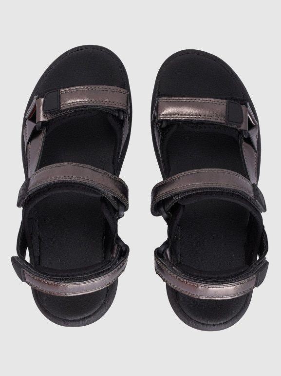 Dziewczęce sandały 4F Junior 4FJRSS24FSANF063 - brązowe