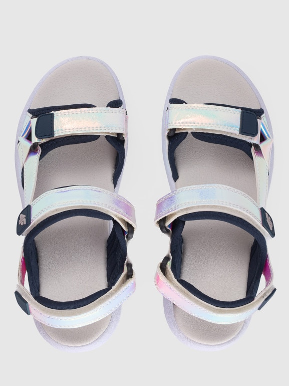 Dziewczęce sandały 4F Junior 4FJRSS24FSANF063 - multikolor