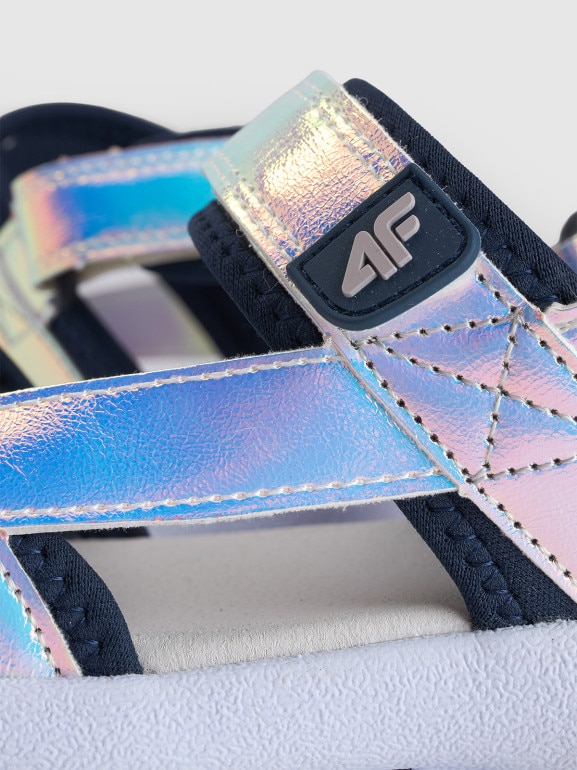 Dziewczęce sandały 4F Junior 4FJRSS24FSANF063 - multikolor