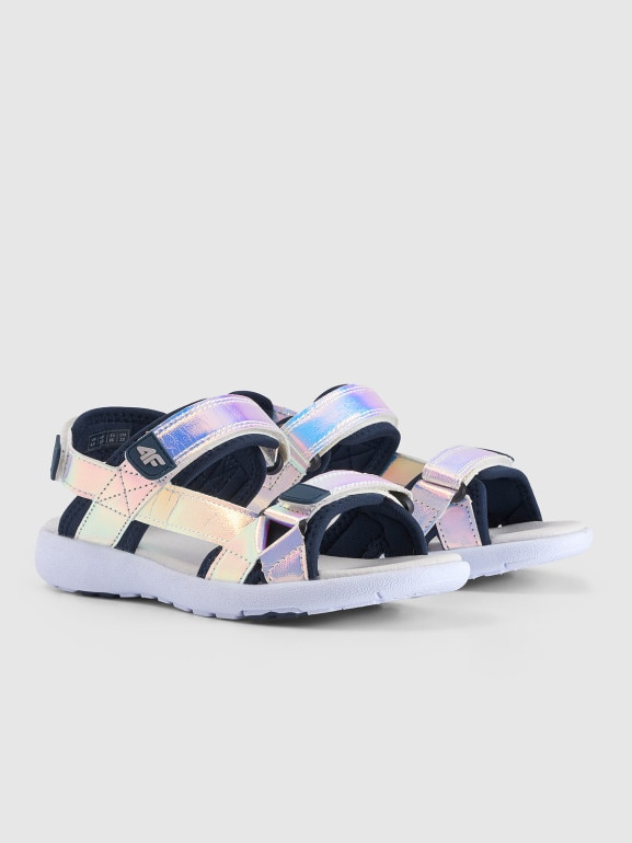 Dziewczęce sandały 4F Junior 4FJRSS24FSANF063 - multikolor