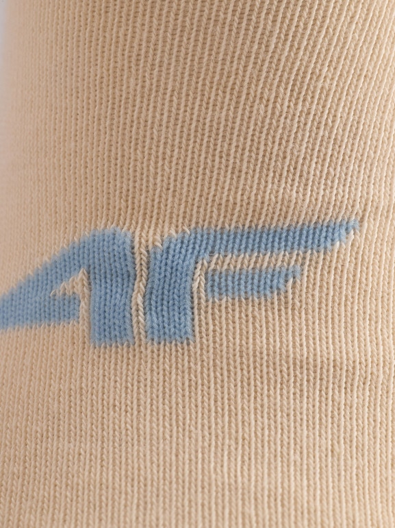 Dziewczęce skarpetki wysokie (2-pack) 4F 4FJRAW25USOCF600 - multikolor