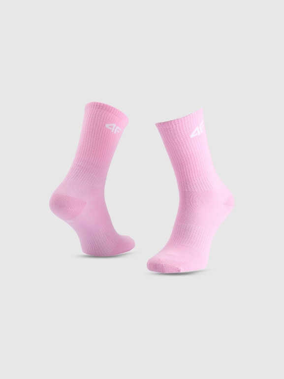 Dziewczęce skarpetki wysokie (3-pack) 4F 4FJWAW25USOCF394 - multikolor