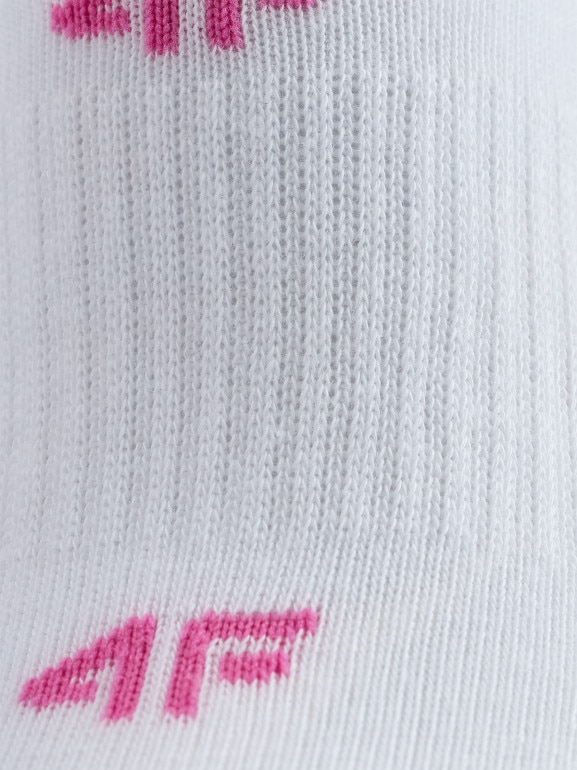 Dziewczęce skarpetki wysokie (3-pack) 4F 4FJWAW25USOCF394 - multikolor