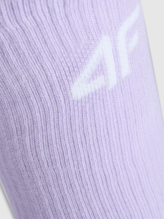 Dziewczęce skarpetki wysokie (3-pack) 4F 4FJWAW25USOCF394 - multikolor