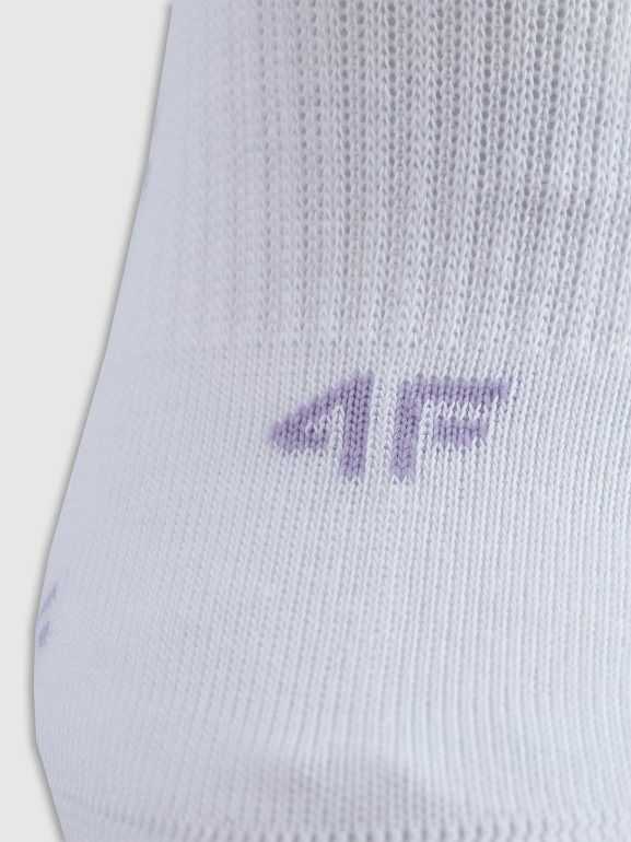 Dziewczęce skarpetki wysokie (3-pack) 4F 4FJWAW25USOCF394 - multikolor