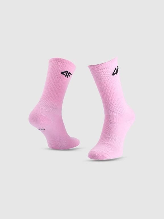 Dziewczęce skarpetki wysokie (4-pack) 4F 4FJWAW25USOCF393 - multikolor